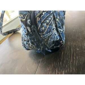 Vintage Vera Bradley Purse Navy Blue‎ Paisley Med Shoulder Handbag